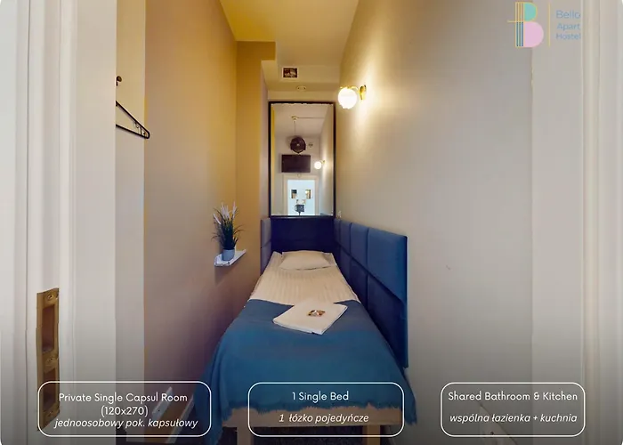 Kapszulahotel Kapsuly Aparthostel Varsó
